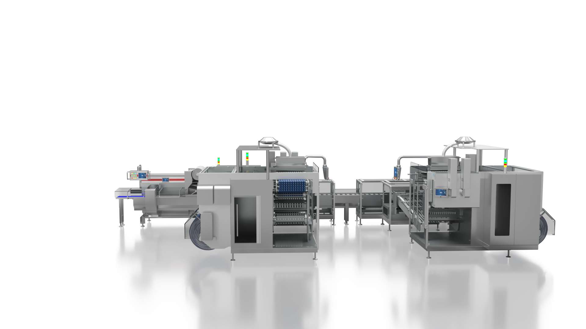 Packaging Lines for Sachets/Stick Packs in Flowpacks. Integrated, Flexible